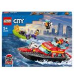 Lego City Barca di soccorso antincendio