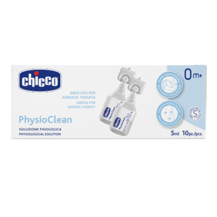 34bdb4407ff1e5e68fdc9ce57aff945d CHICCO SOLUZ. FISIOL. PHYSIOCLEAN 5ML - 10PZ - immagine 1