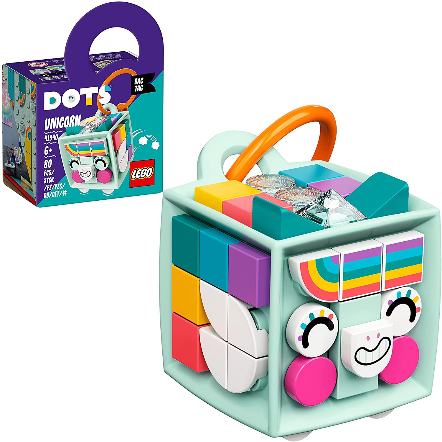 34c9afea5e5928ac14c6e19f97597df8 Lego DOTS Bag Tag Unicorno - immagine 1