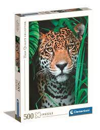 34e45e62eb2426150ed48d3565db64ac Clementoni Puzzle 500 Pz. Giaguaro nella Giungla - immagine 1