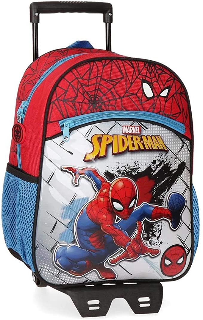 35215c281e45e1d7ecba35f69fe77e26 Trolley Morbido 50 cm. 2 ruote Spiderman Rosso - immagine 1