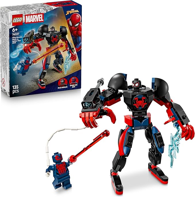 3566de9b471a9d7171ce447c057c84d4 Lego Super Heroes Marvel Mech di Miles Morales vs. Spider-Man 2099 - immagine 1