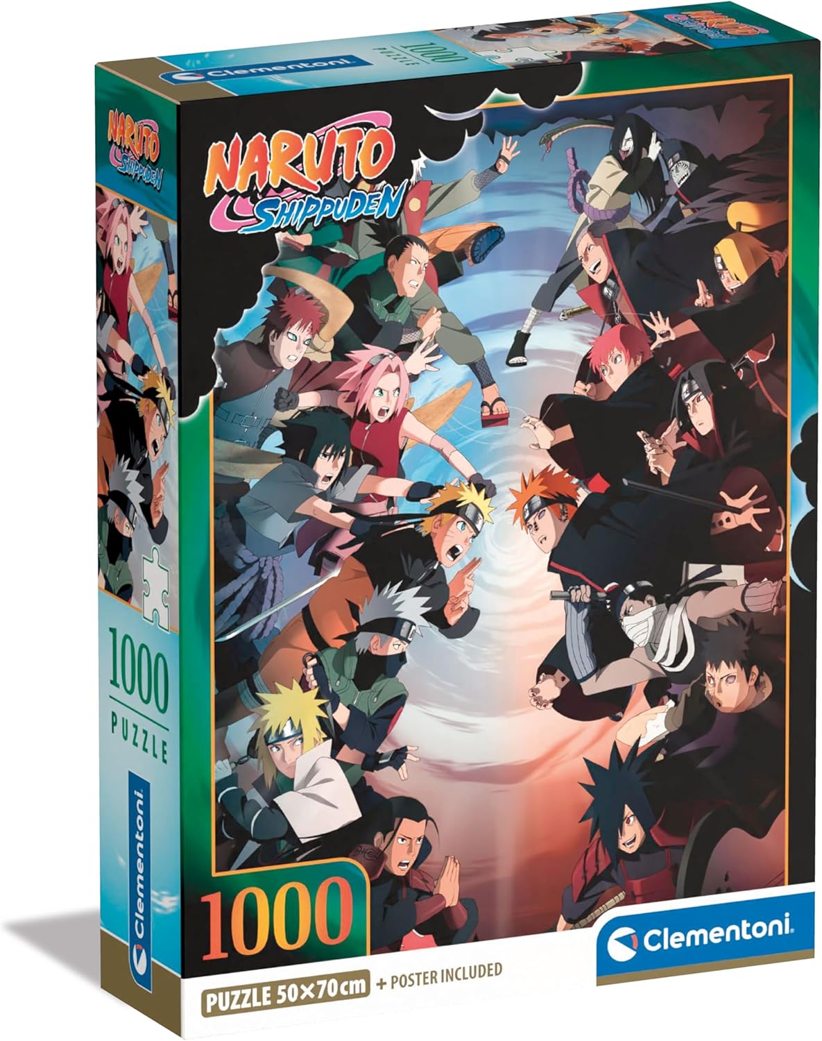 35b531edc83225d4c1693d0378d926c1 Clementoni Puzzle 1000 Pz. HQC Naruto Compact 2 - immagine 1