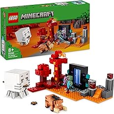 35f43887e5d014015bc0c880e5df4d8b Lego Minecraft Agguato nel portale del Nether - immagine 1
