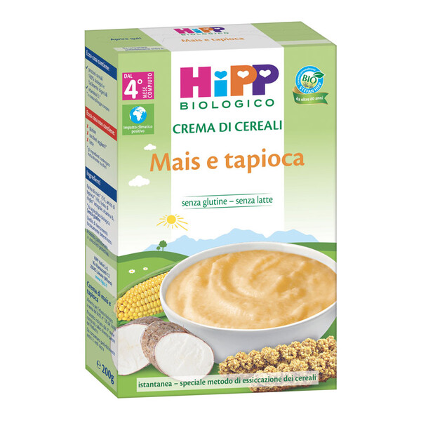 3638f5b23a429fdda4153571075cfc17 Hipp Crema di Cereali Gr.350 - Mais e Tapioca - immagine 1
