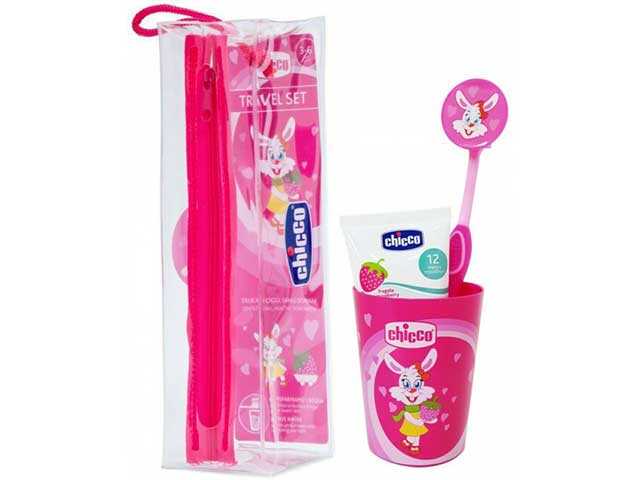 3672752d14fd01f06ab7dc703afdd5da CHICCO NUOVO SET IGIENE ORALE BIMBA 36M+ - immagine 1