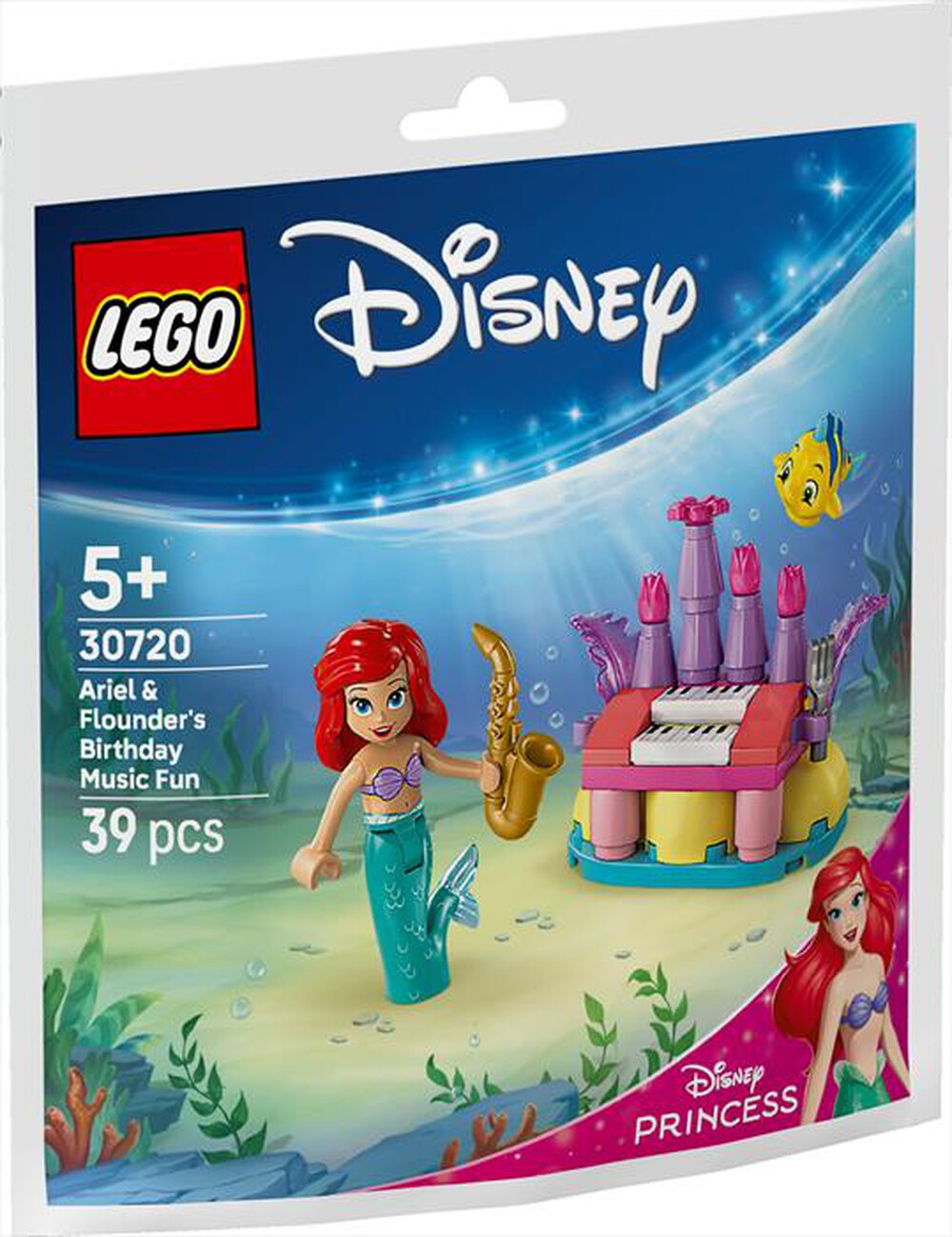 36c1ca58b8e7979e57d2eb46e94c161d Lego Disney - Divertimento musicale per il compleanno di Ariel e Flounder - immagine 1