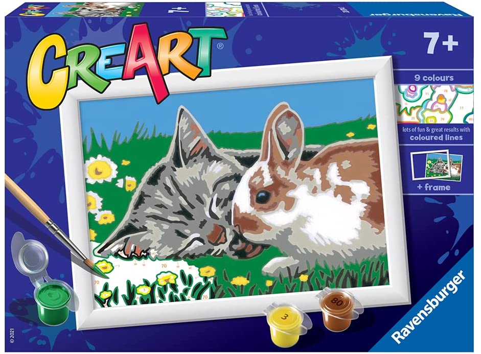3858e1633394f97c0ee6ab13e4217deb Ravensburger CreArt Serie E - Riposino sul Prato - immagine 1