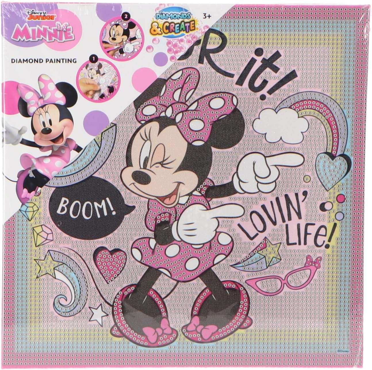 3893f16e4038ed1611102972a875862f Diamond Minnie 30x30 - immagine 1