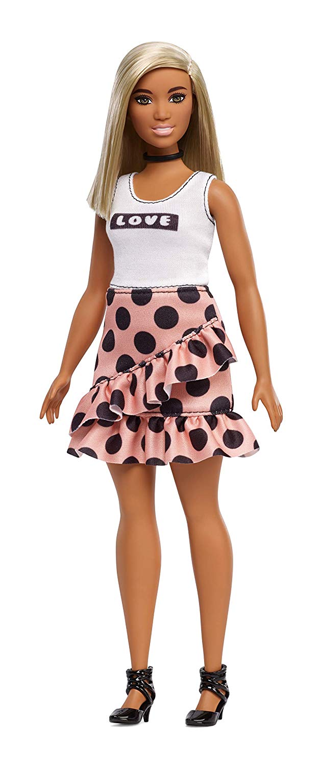3926cf7c49f7355af99788935c6bf03a Barbie Fashionistas con Top e Gonna Pois - immagine 1