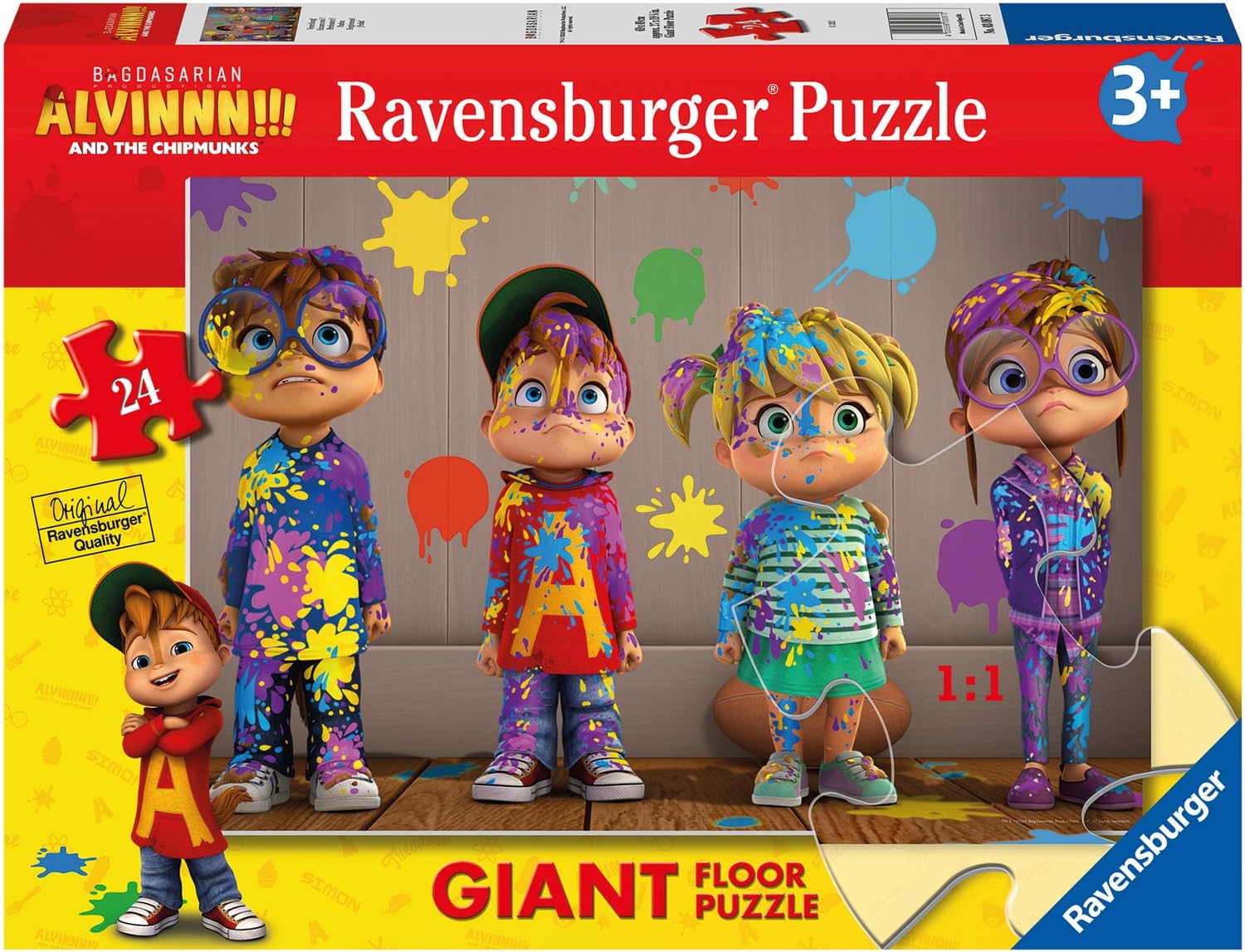39d517a7d630e922a2559f5aaf100b00 Ravensburger Puzzle 24 pz. Maxi Alvin - immagine 1