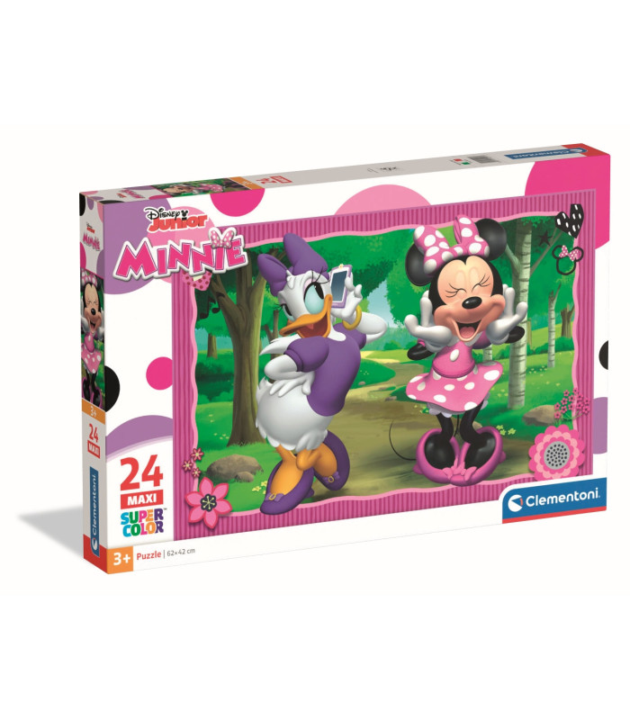 39e01f59ec1c239ab8afa01f24c6322f Clementoni Puzzle 24 pz. Maxi Minnie - immagine 1