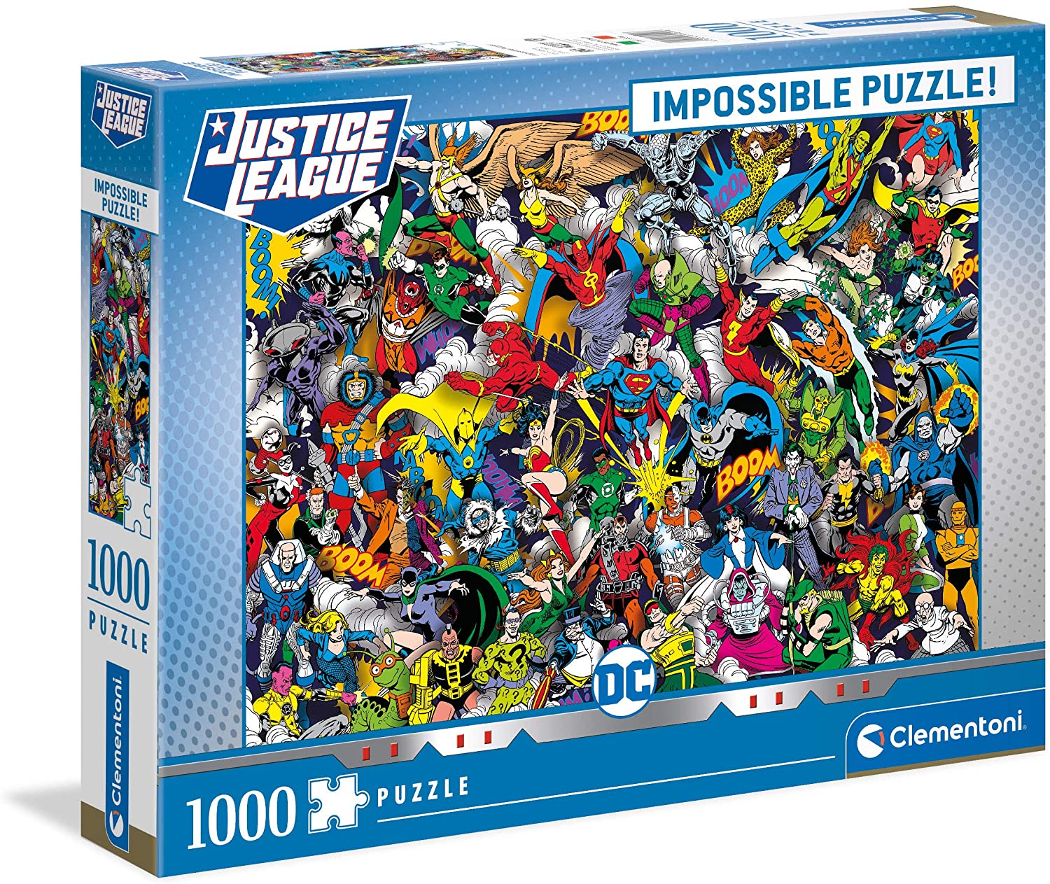 39e60bd9d04ee52a12a482e3654bf1d3 Clementoni Puzzle 1000 Pz. Impossibile - Justice League - immagine 1