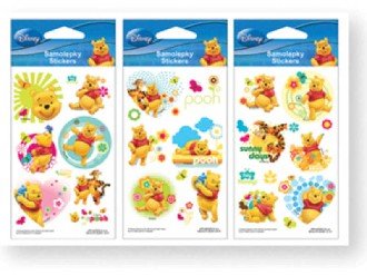 3a0bbac91ff9dd013c62f713551e57be Winnie the Pooh Stickers glitterati - immagine 1
