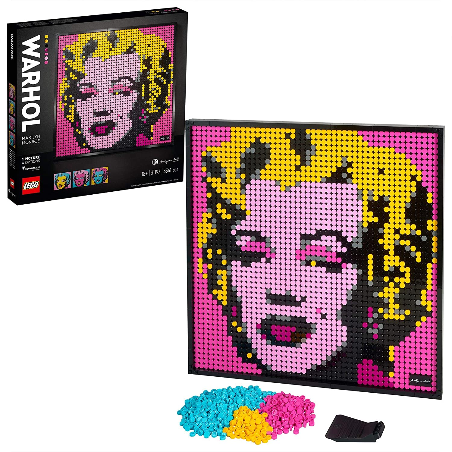 3a24bda9cbe96845a3a792a8f4049a18 Lego Zebra Art 2020 - Andy Warhol Marilyn Monroe - immagine 1