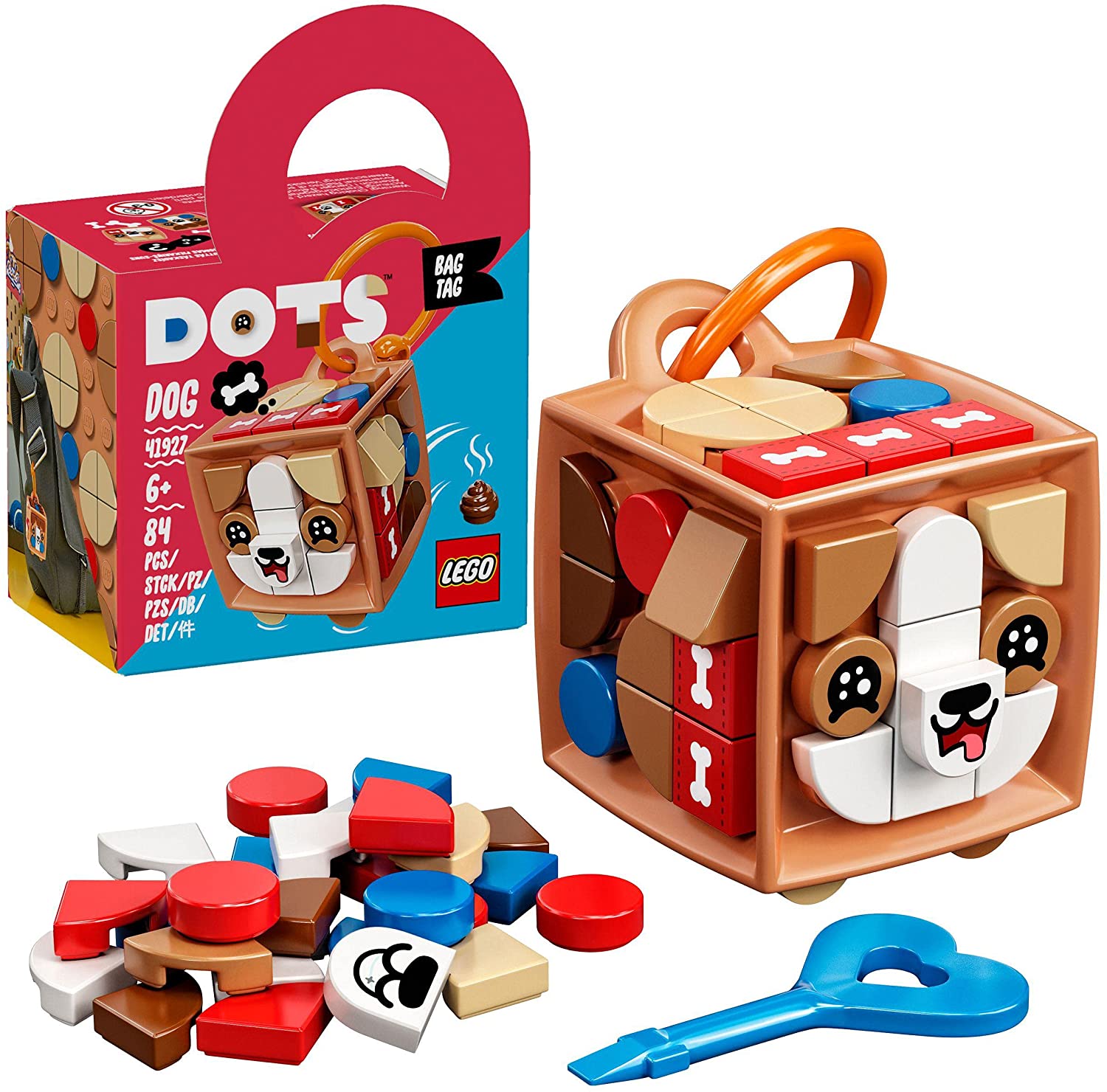3ac6e04905d9160ae40383bd84127068 *Lego Dots BAG TAG - Cagnolino - immagine 1