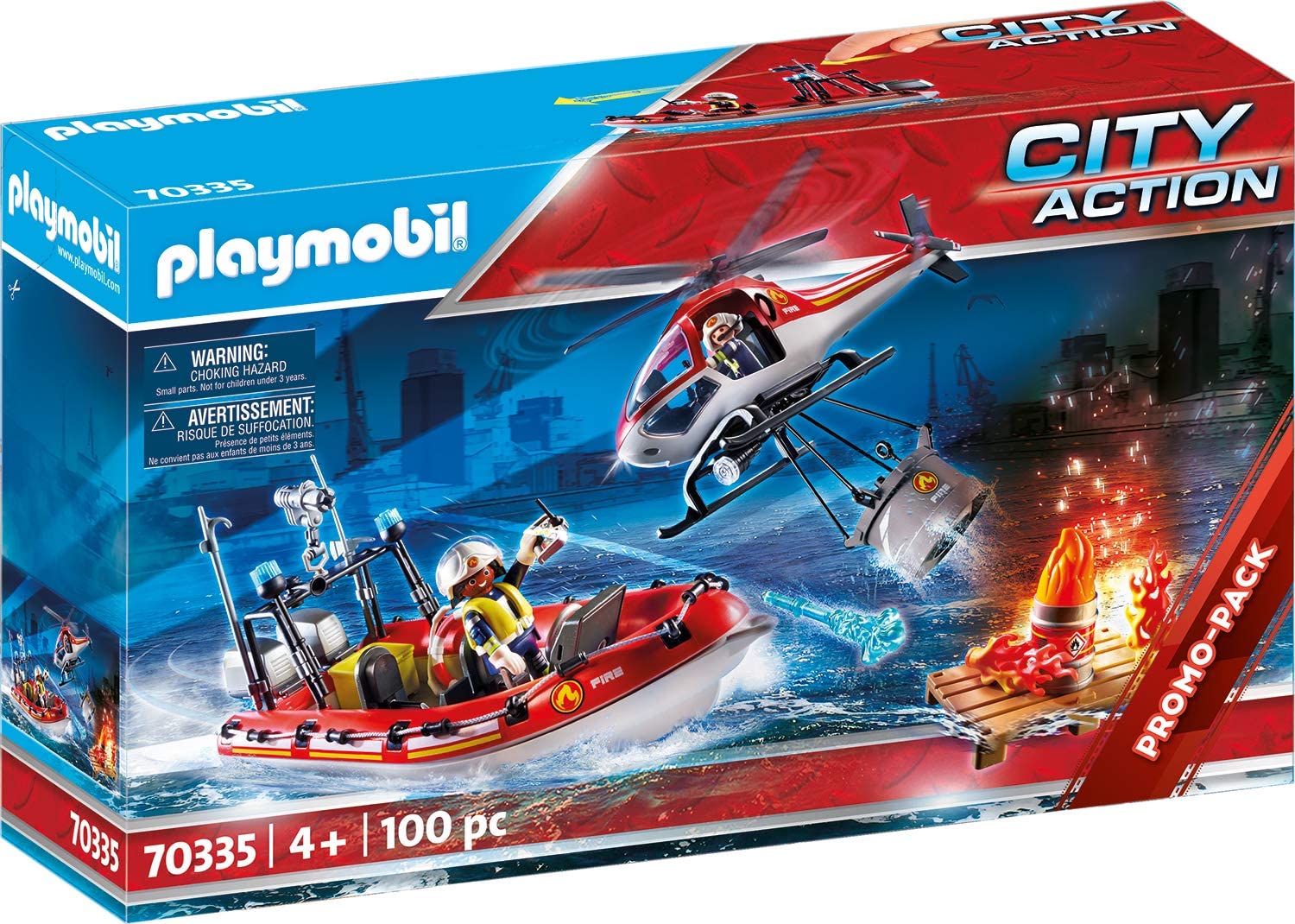 3ae617745b8b969470c4fc6fd5d8452c *Playmobil Vigili del Fuoco - Missione Antincendio - immagine 1