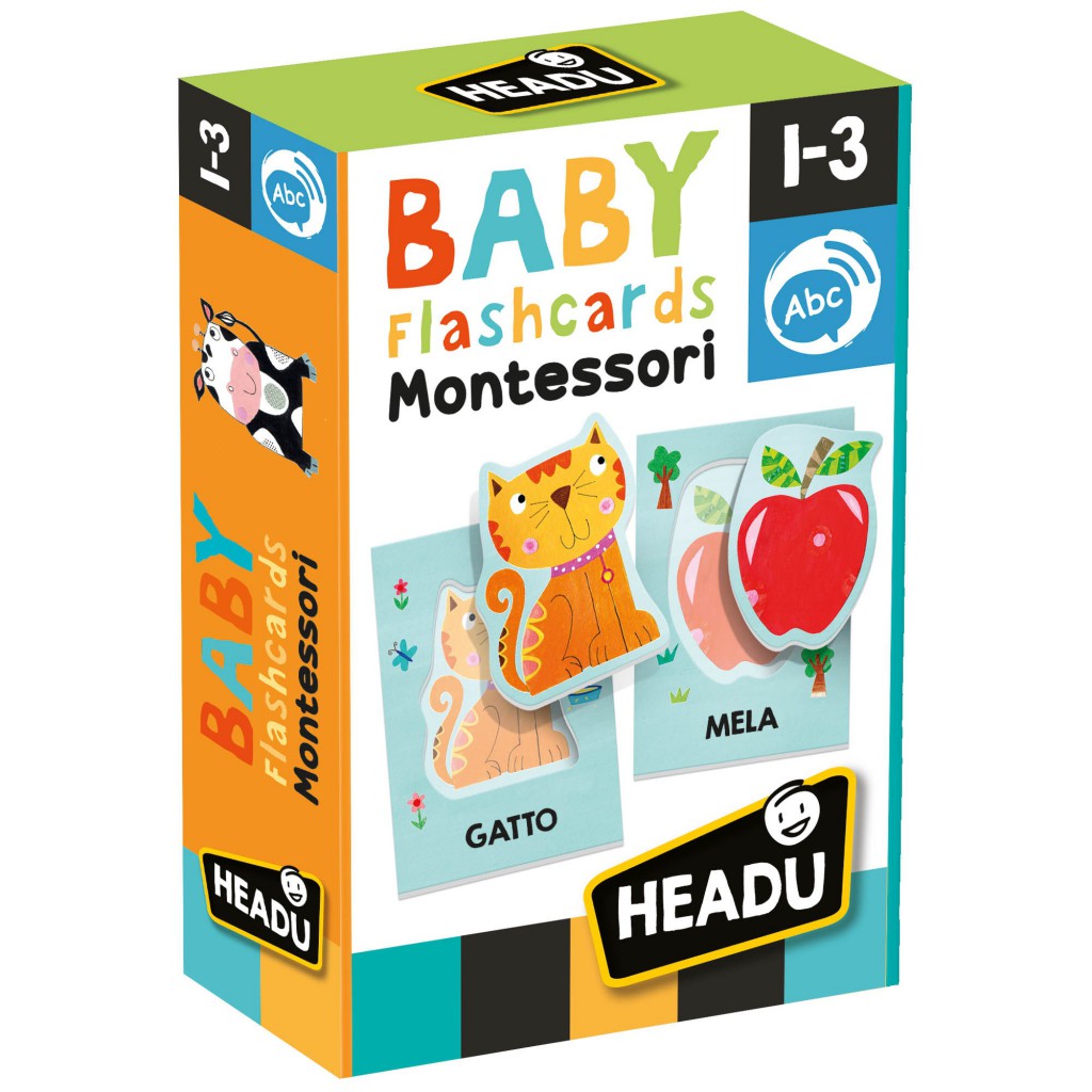 3b3c08afcf436995a0dd5d862bbd632c Headu Baby Flashcards Montessori - immagine 1