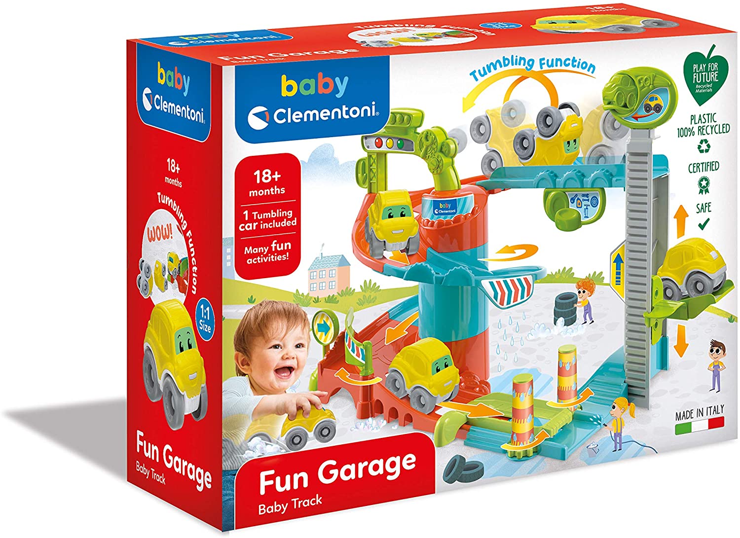 3b570acd587b6d061aa3a1548ada1523 Clementoni Fun Garage Baby Truck - immagine 1