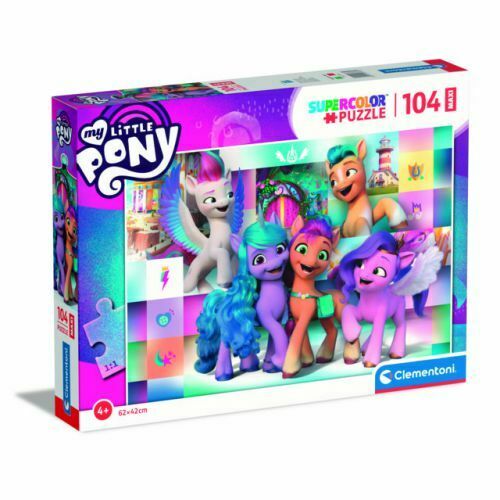 3ba6fef92361e0ab13091da4e3b58bd3 Clementoni Puzzle Maxi 104 pz. My Little Pony - immagine 1