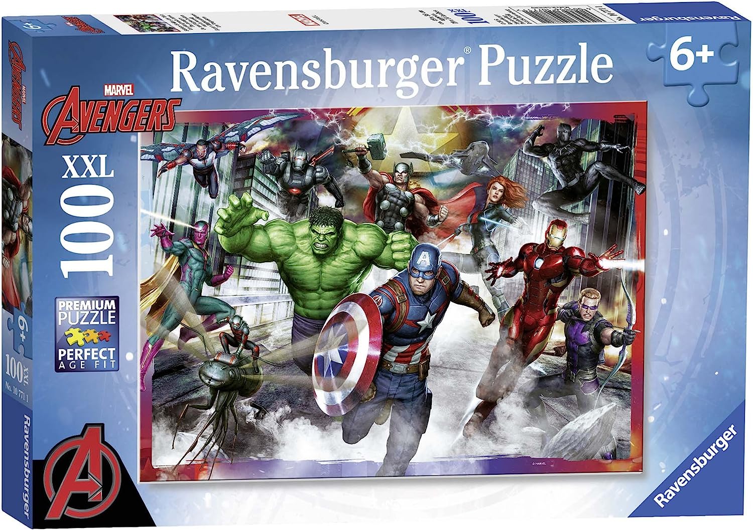 3bde89275b871889f28f0471e4d83569 Ravensburger Puzzle 100 pz. Avengers B - immagine 1