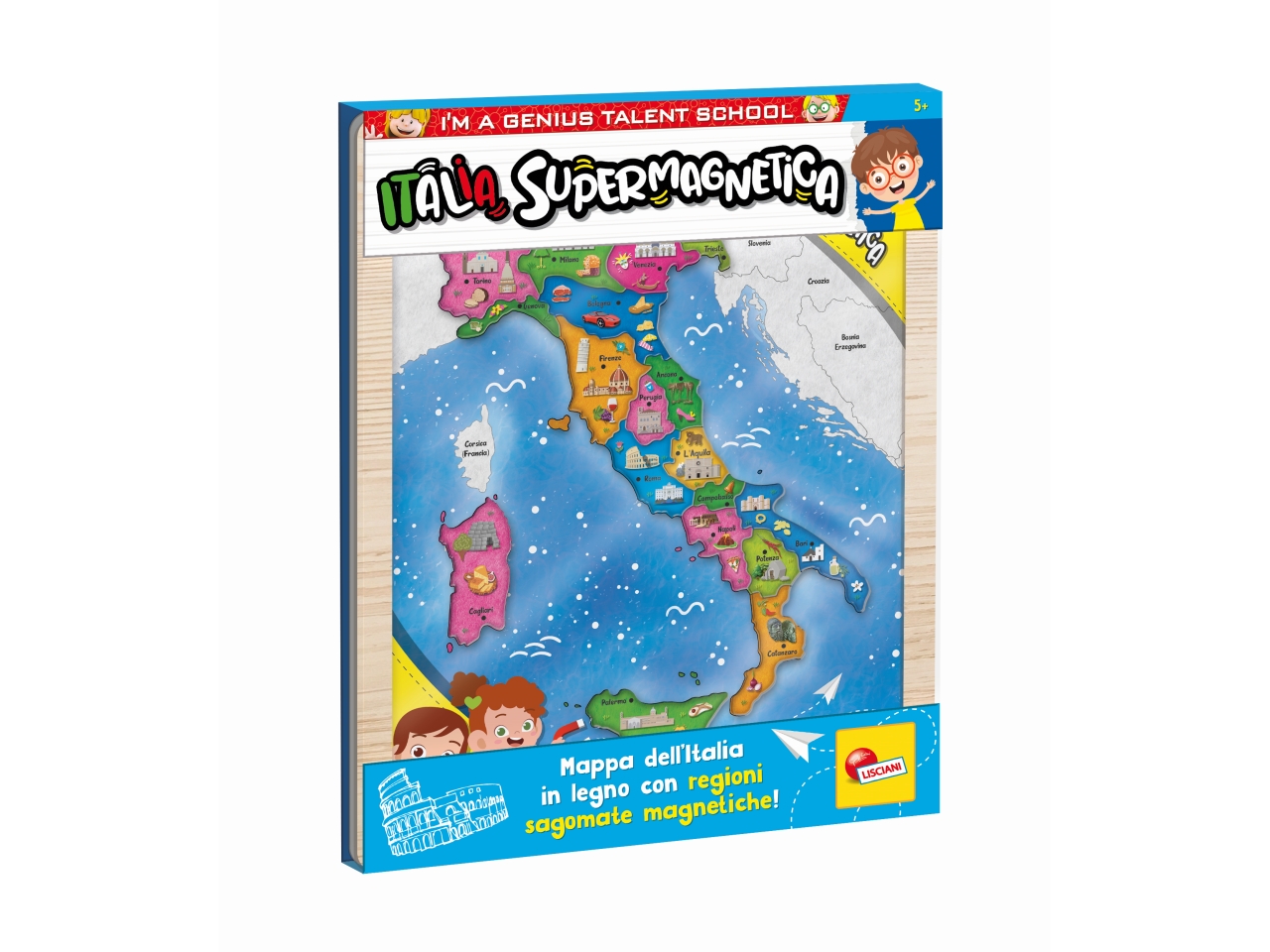 3c75cb0cfd092847f20a48a22917b3dc Lisciani I'm a Genius - Italia Supermagnetica - immagine 1