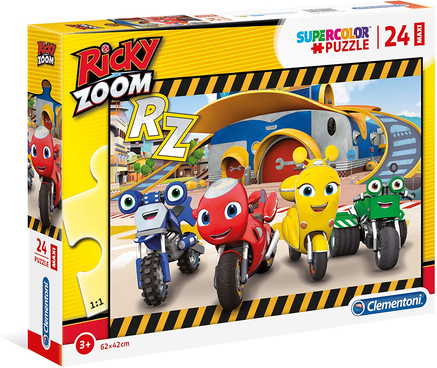 3d09fa5cef38a6486cebbfecbdf2d982 Clementoni Puzzle 24 pz. Maxi Ricky Zoom - immagine 1