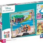 Clementoni Puzzle 3x48 pz. Square Disney Classic