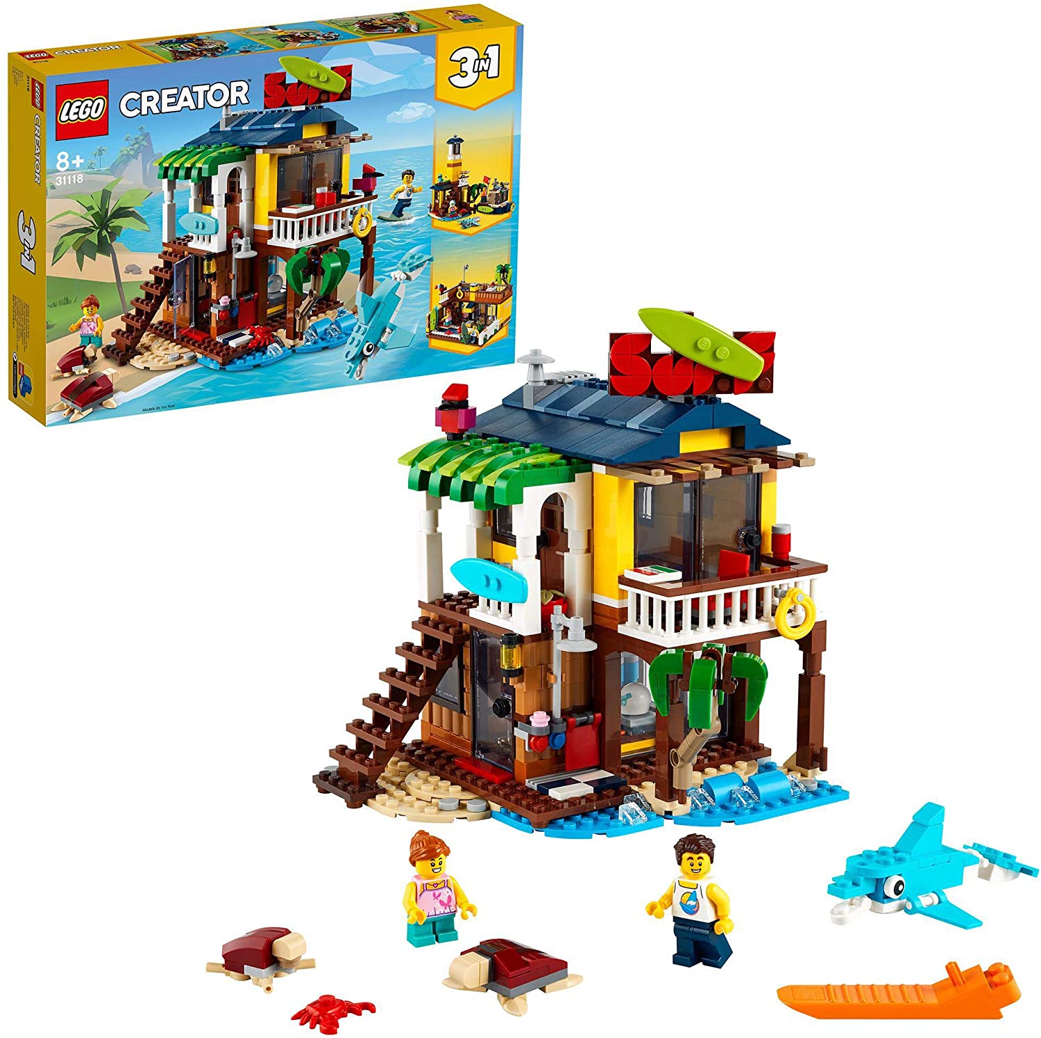 3da95eb8fae755623dd36dce1d11fa6e Lego LEGO Creator Surfer Beach House - immagine 1