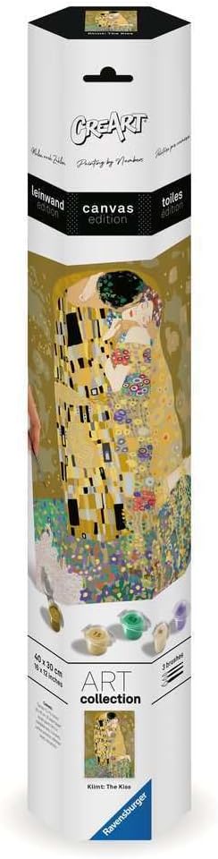 3dfcdc056058cde49be828d904bdedf6 Ravensburger Creart Serie B Canvas - Klimt Il Bacio - immagine 1