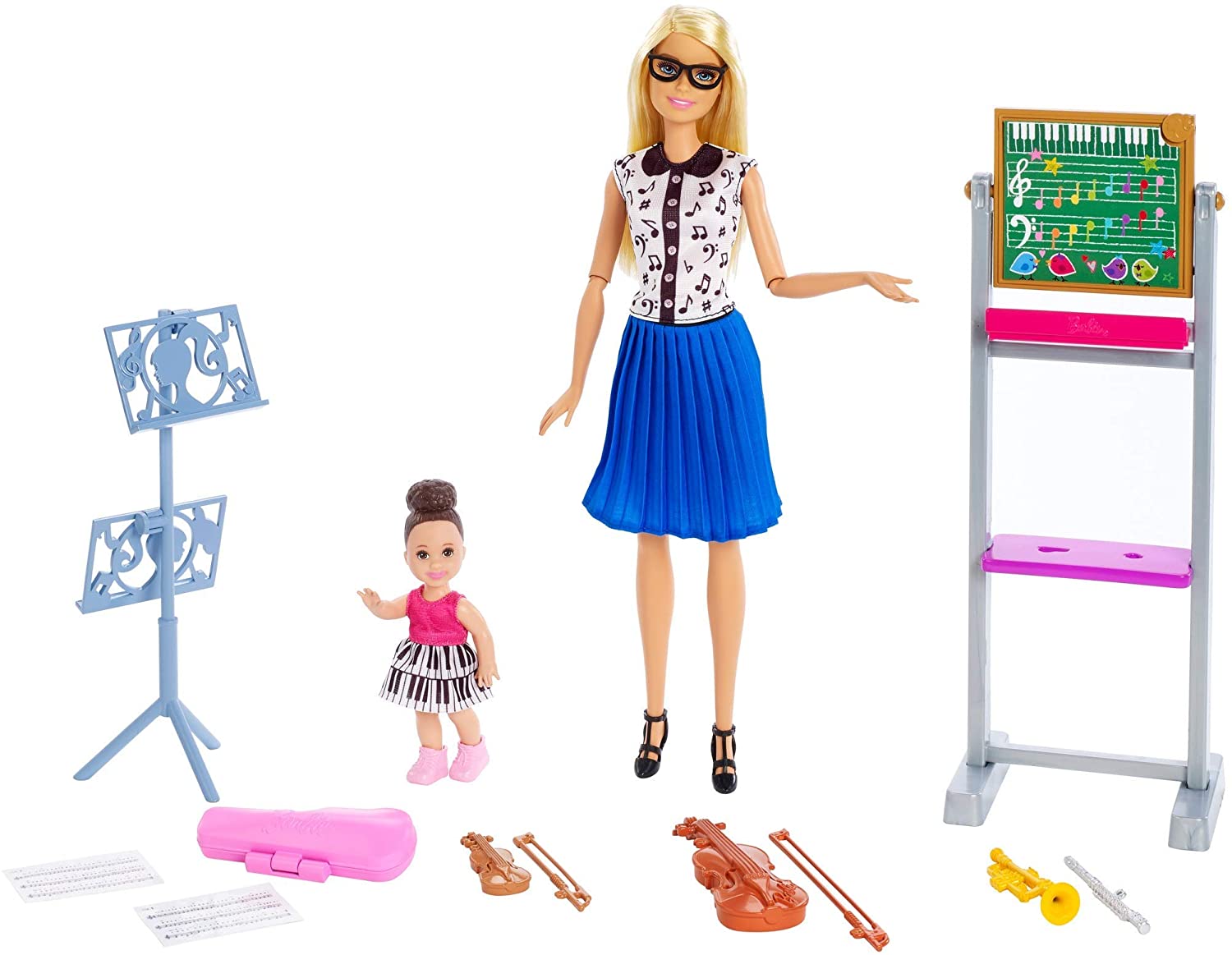 3e79f0ee59d824875a54a4655fd720f8 Barbie in Carriera - Playset Maestra Di Musica - immagine 1