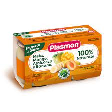 3e938dab2dde81fab1aae72643620264 Plasmon Omogeneizzato Frutta 2x104 gr. Mela, Mango, Albicocca e Banana - immagine 1