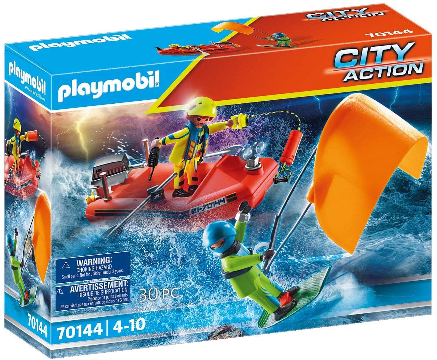 3f0d046dfa60084a856ff8c7c568a82d PLAYMOBIL TENDER DI SALVATAGGIO DELLA GUARDIA COSTIERA - immagine 1