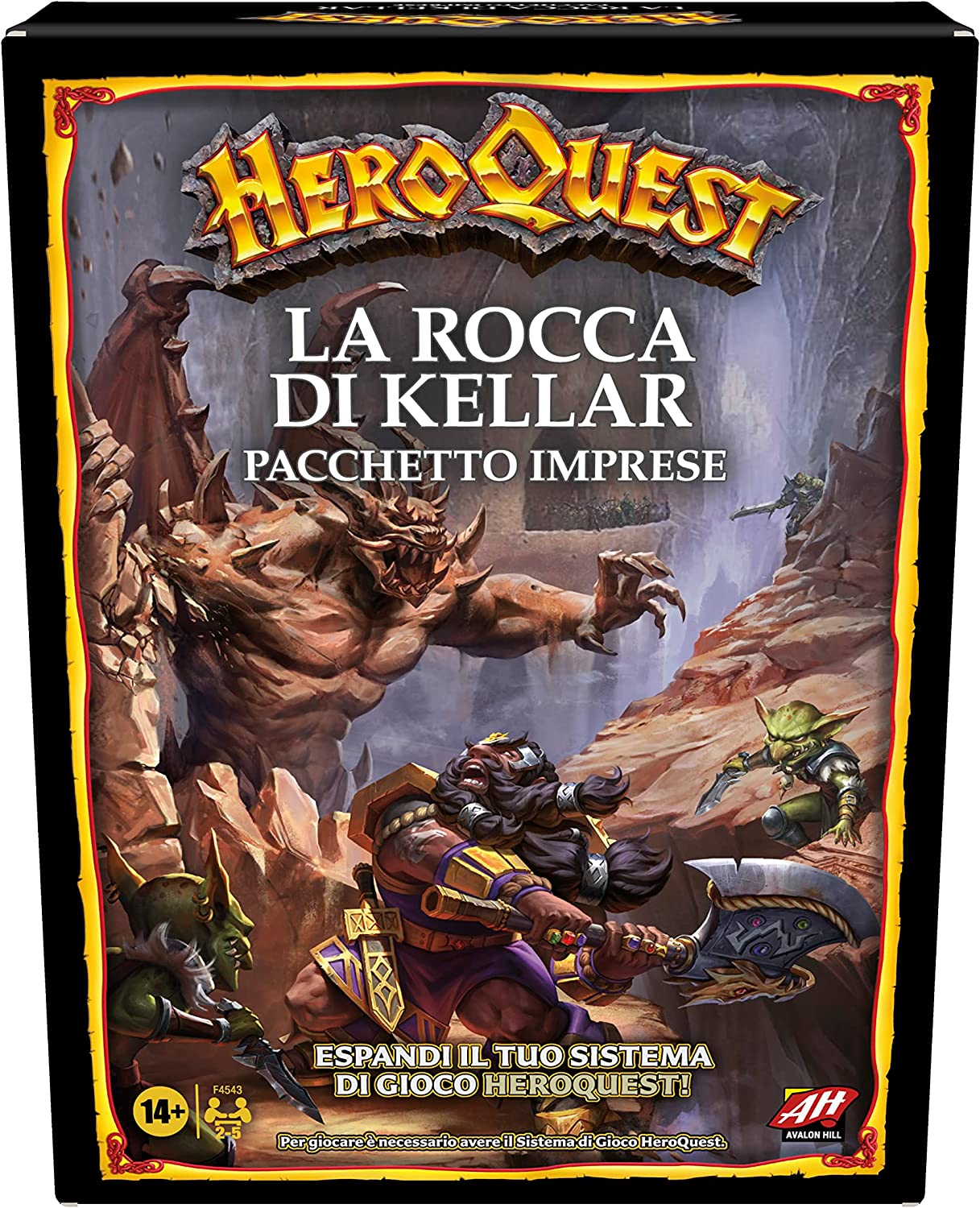 3f914bd7a5cb42301da5e16b13a3c4ea Heroquest La Rocca di Kellar - immagine 1