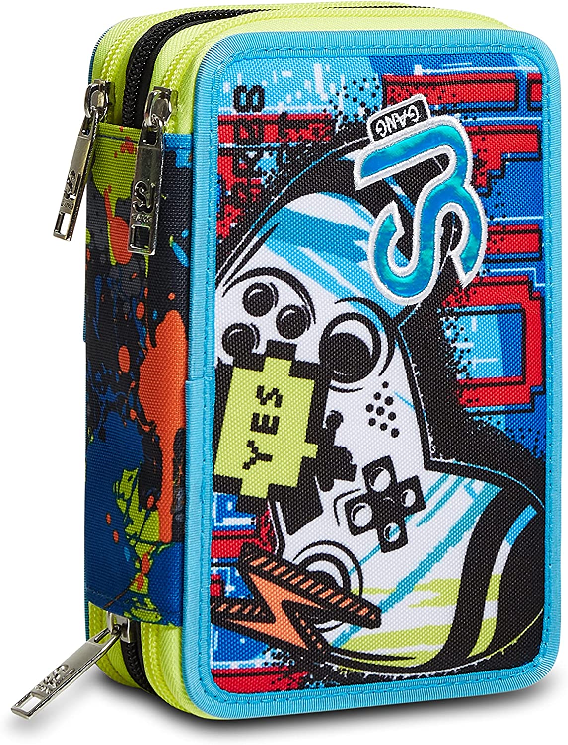 404ce080dfa4527988e7072b07bfcbca ASTUCCIO 3 ZIP SJ GANG GAMINGLED BOY - immagine 1