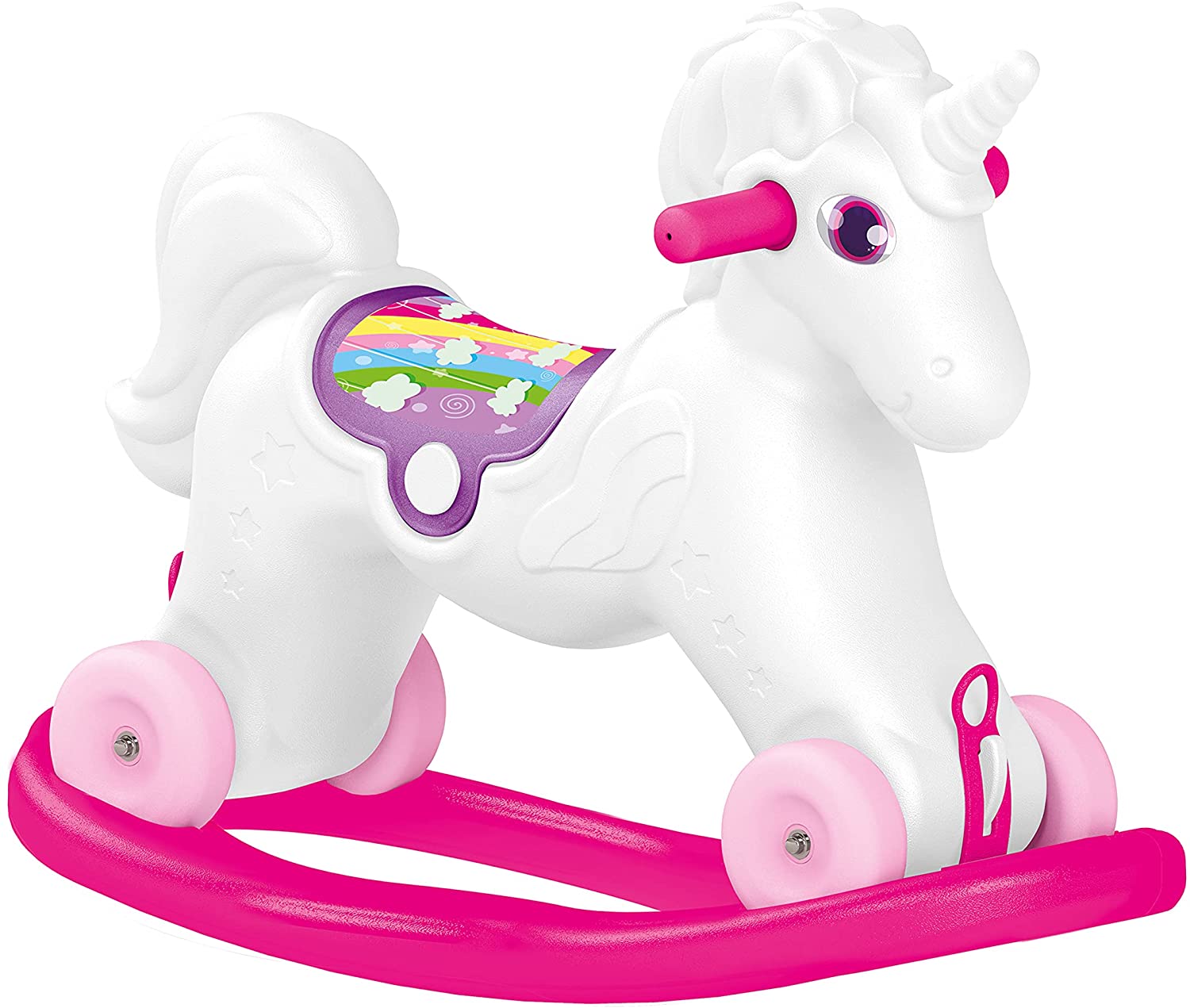 40eea4c6c58bb9eaa0b3e1ea199d627a Unicorno Dondolo 2 in 1 - immagine 1
