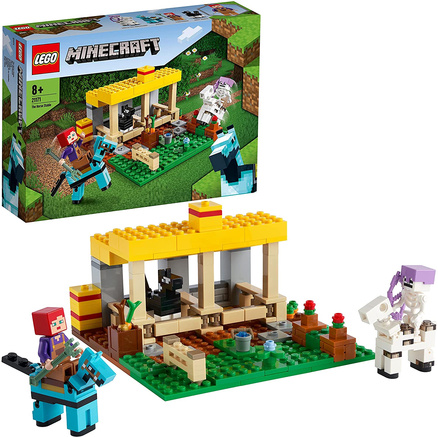 42b61c7ca994019471642af812182041 Lego Minecraft La scuderia - immagine 1