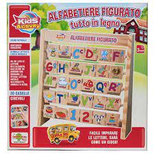 42c92d18377e1b6f6302f8ba2c775289 Rstoys Alfabetiere Figurato in Legno - immagine 1