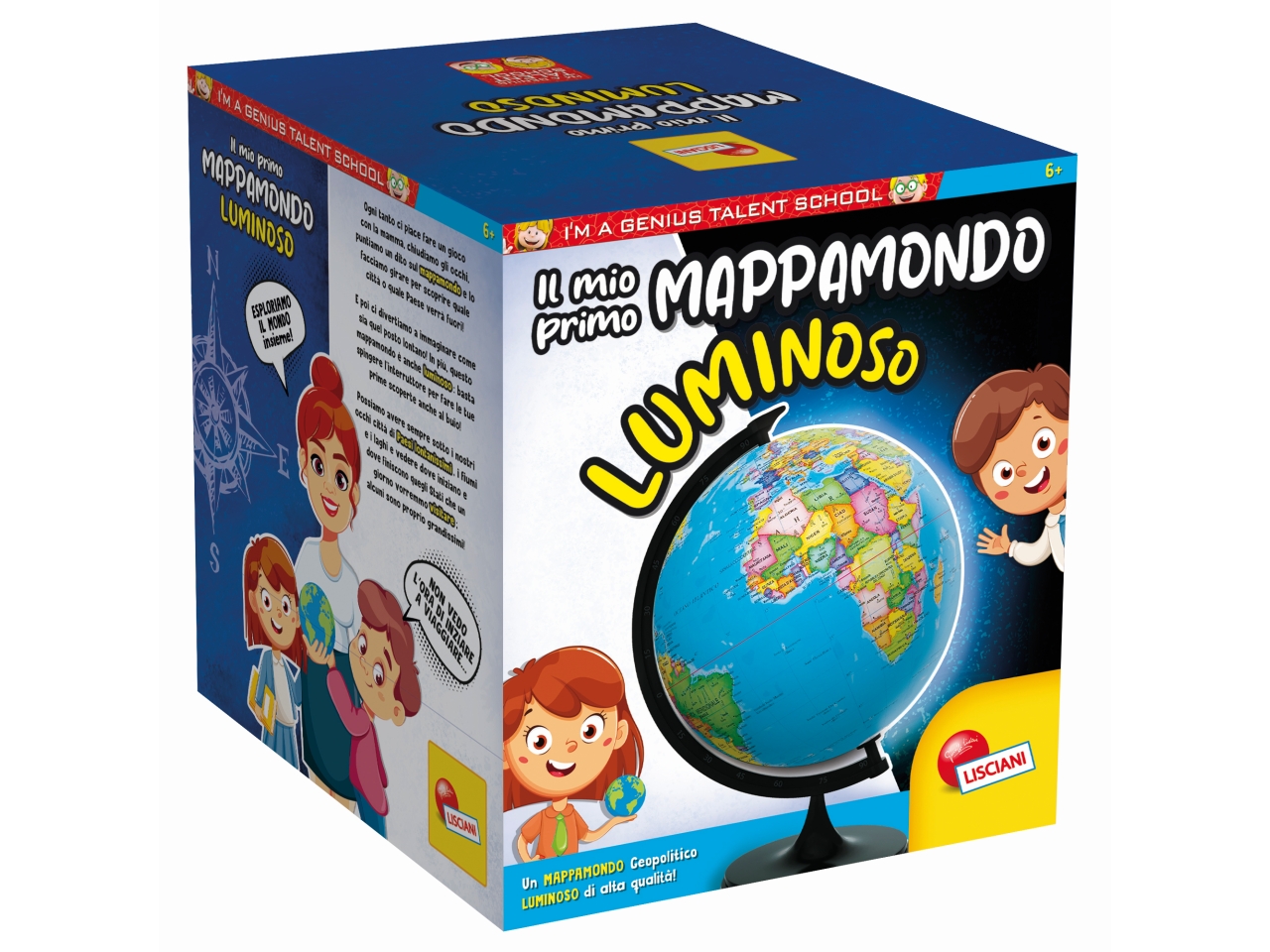 434b57631d839fca3f8f6092f5bfa0f3 Lisciani Il Mio Primo Mappamondo Luminoso - immagine 1