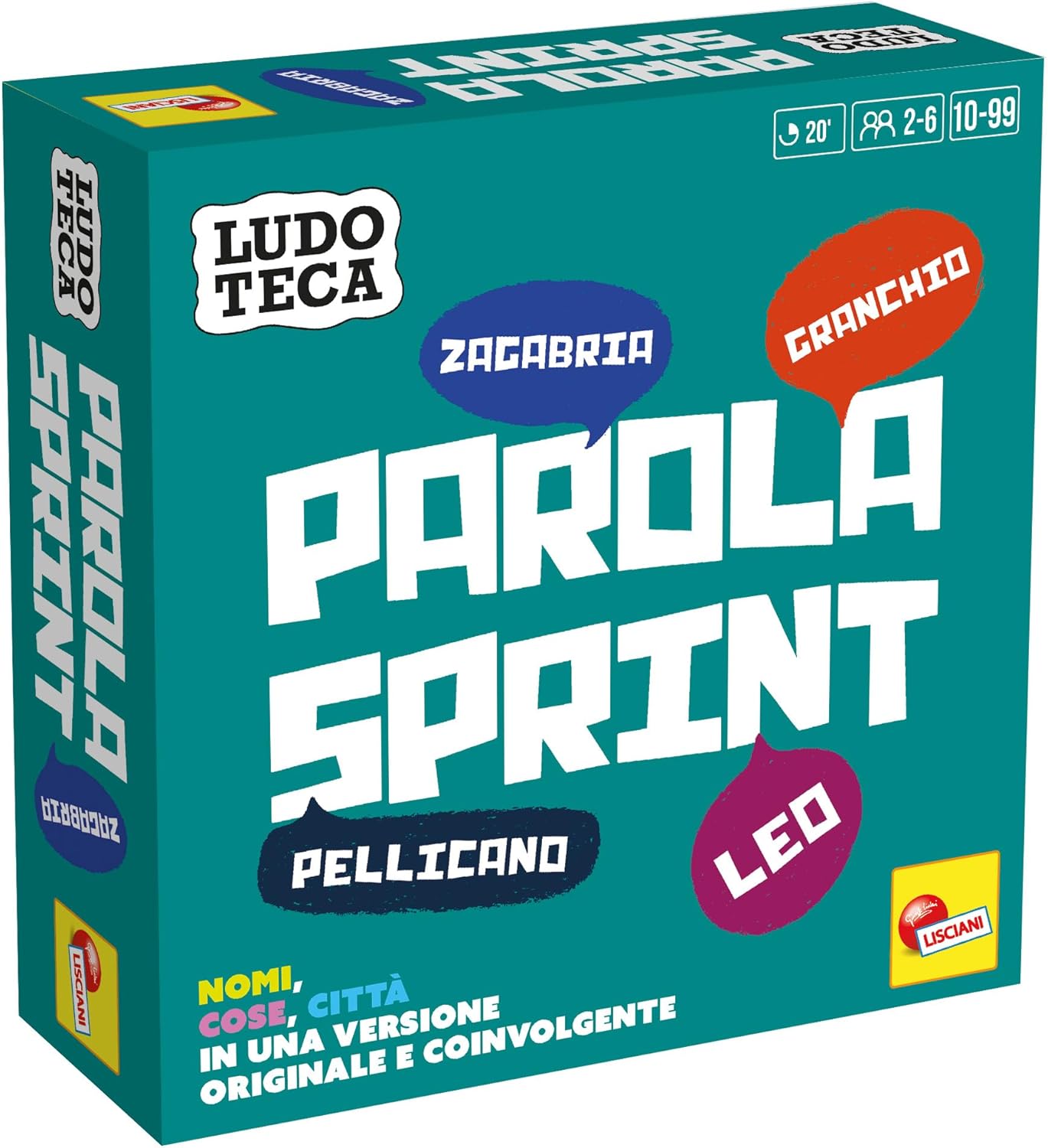 4370dd58cc1fc8414a6592c25d510ffe Lisciani Ludoteca Pocket - Parola Sprint - immagine 1