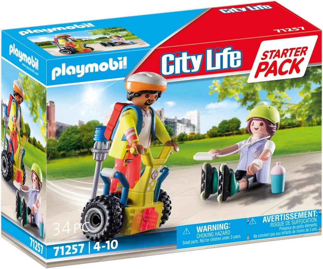 43b3b3347eecc4fc32c419cf41c86842 *PLAYMOBIL STARTER PACK SOCCORSO IN SEGWAY - immagine 1