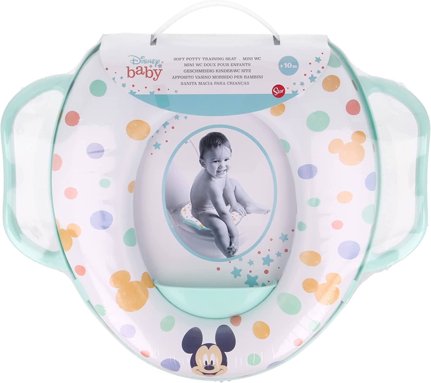 4458bd5dc3e7b957705bd1c930850230 RIDUTTORE PER WC CON MANIGLIE MICKEY - immagine 1