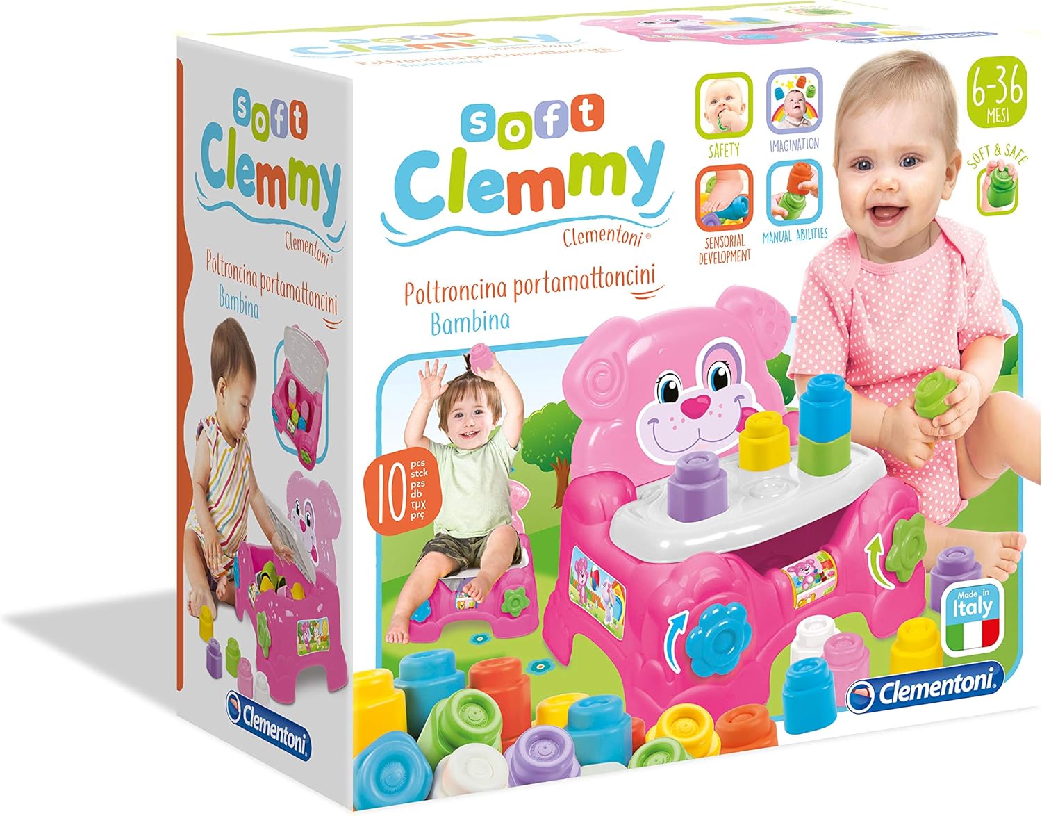 451930f7c12c096c00aaa5939839ab86 Clemmy Poltroncina Portamattoncini Bimba - immagine 1