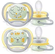 45461ecefaa8eeedadaeb8f8a27b1aa4 Avent 2 Succhietti Ultra Air Night - +18 m - Neutro - immagine 1