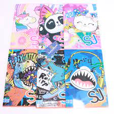 4565fd8ea639474016c2684d6bee46c9 QUADERNO MAXI 96/100 # SJ GANG ANIMALI-FLIP 3D B-G- - immagine 1