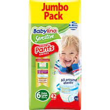 46e5d7434041f9f94ffe066300ccff65 Babylino Pannolino Sensitive Mutandina Mis.6 13-18 Kg 42 pz. - immagine 1