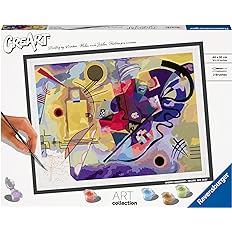 46f0e92fd3c43bdfb389bbbf01249a35 Ravensburger Creart Adulto - Kandisky Giallo, Rosso, Blu - immagine 1