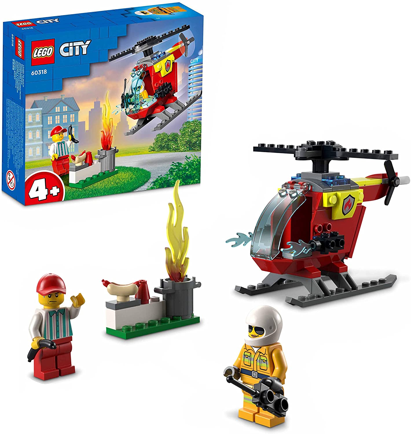 477ebc1b78bb2bfb2f4917df61a437b3 Lego City Elicottero antincendio - immagine 1