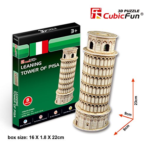 47946010dcb0d84d1512efb28890b99e Puzzle 3D MONUMENTI S: Tower of Pisa - immagine 1
