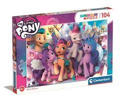 47ecae68b0db62e48339e230dc8a571f Clementoni Puzzle 104 Pz. My Little Pony - immagine 1